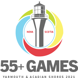 55+ Games Yarmouth & Acadian Shores 2021, Logo